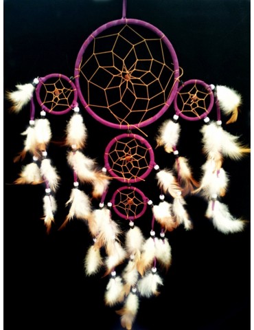 Dream Catcher with Feathers Wall Hanging Ornament -5r