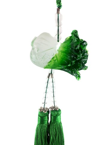 Liu Li Wealth Pok Choi (Cabbage) Hanging for Wealth Luck Liu Li Wealth Pok Choi (Cabbage) Hanging for Wealth Luck
