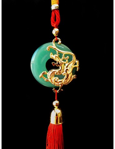 Handmade Feng Shui Chinese Dragon Hanging or Charm for Prosperity 