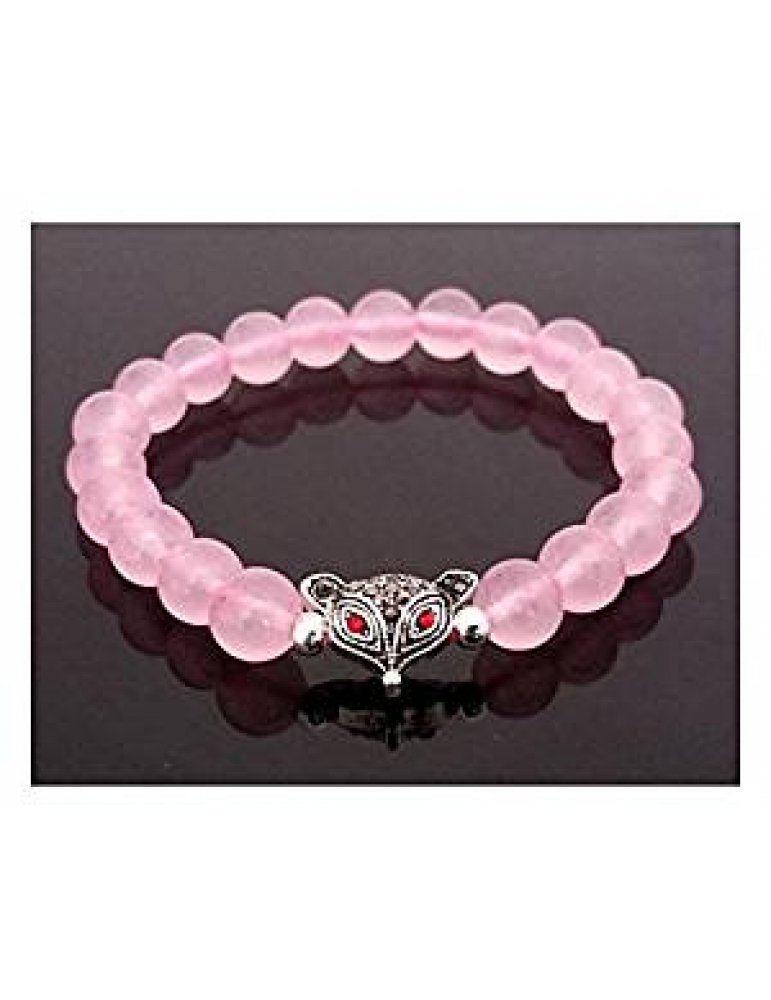 Feng Shui Rose Quartz Fox Bracelet for Infidelity  Feng Shui Rose Quartz Fox Bracelet for Infidelity