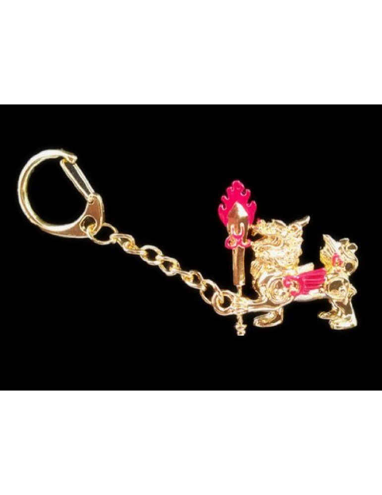 Feng Shui Pi Yao Xiu with Flaming Sword Keychain or Handbag Hanging  Feng Shui Pi Yao Xiu with Flaming Sword Keychain or Handbag Hanging